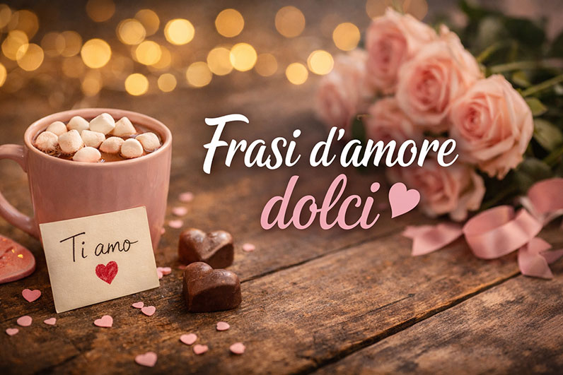 Frasi d’amore dolci: parole tenere per dire “ti amo” con il cuore