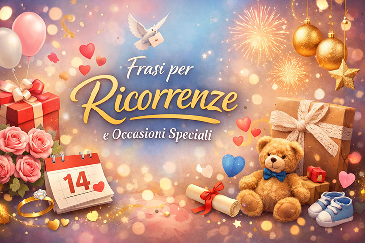Frasi per ricorrenze e occasioni speciali