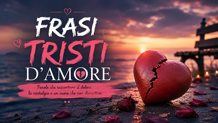 Frasi tristi d’amore